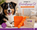 🧡 DogMa TV Beschäftigungs-Set Orange – Wurfstick & Schleckmatte inkl. persönlichem Gruß